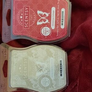 2 Scentsy Bars- White Oak Woodland & Christmas Cottage- NEW